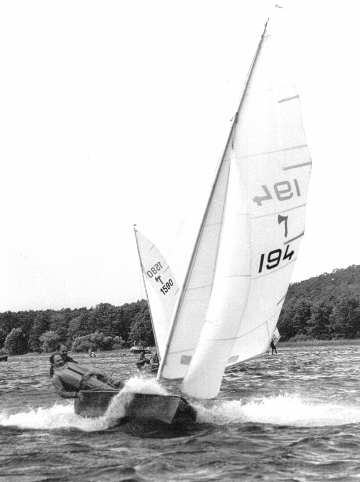 Dieter Herrmann auf seinem Piraten 'Beil 194' beim 'Goldenen Beil vom Langen See' Dieter Herrmann auf seinem Piraten 'Beil 194' beim 'Goldenen Beil vom Langen See'